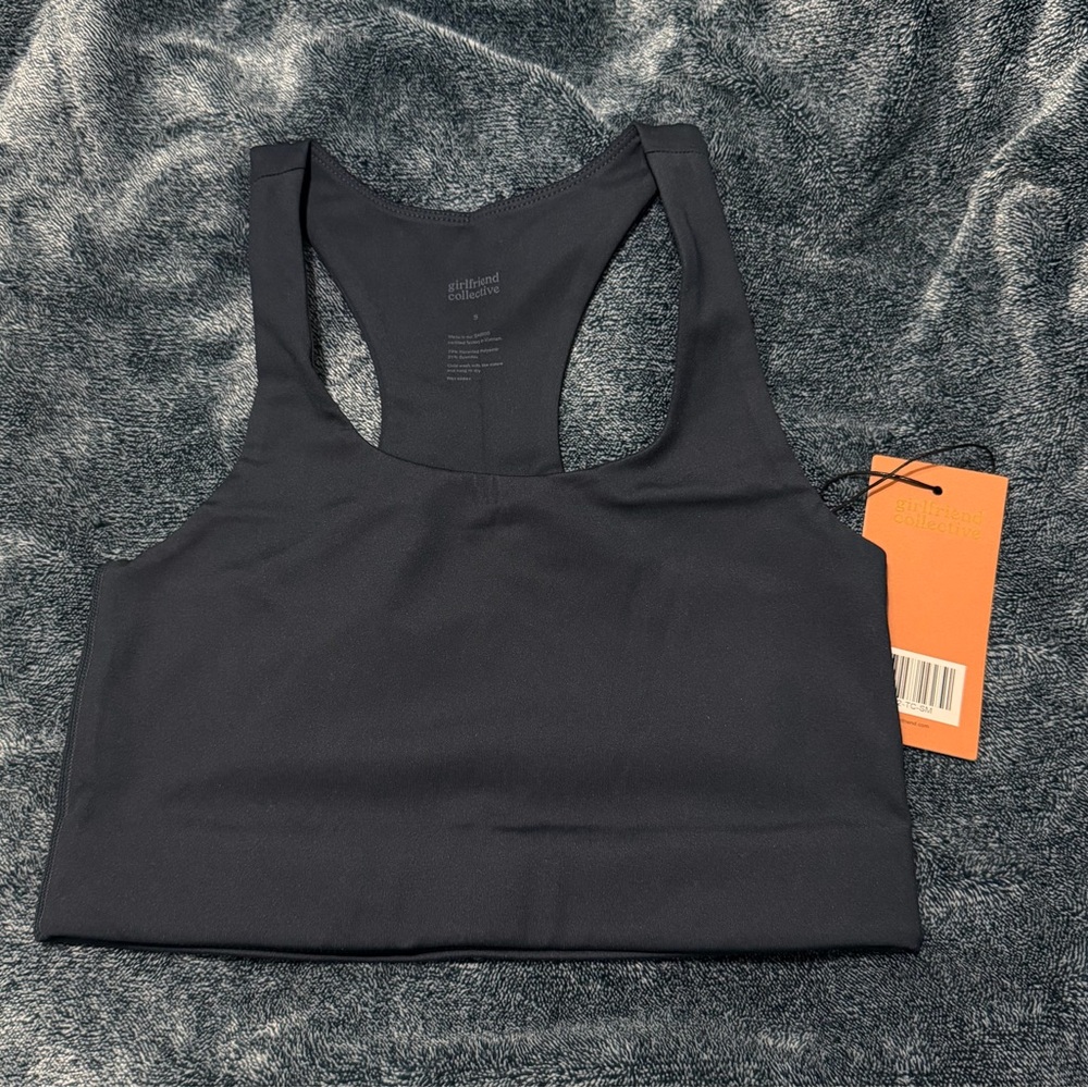 Girlfriend Collective • Navy Sports Bra